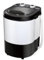 Générique Mini Machine à Laver, Lave-Linge Semi-Automatique Compact et Portable, 10 Minutes Lavage Rapide, Capacité de Lavage 3KG, pour Appartement et Dortoir, 32x32x45CM, Bleu