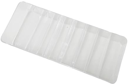 Uqezagpa Transparent Cable Storage Box 8 Compartments Cable Organizers Box Cable Management Box Charging Cable Storage