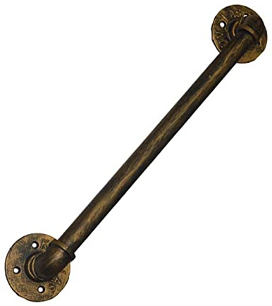 Brass il for Stairs - Wall-Mounted Indoor/Outdoor Railing Bathroom & Corridor Safety Grab Bar 390cm Staircase & Stylish Design