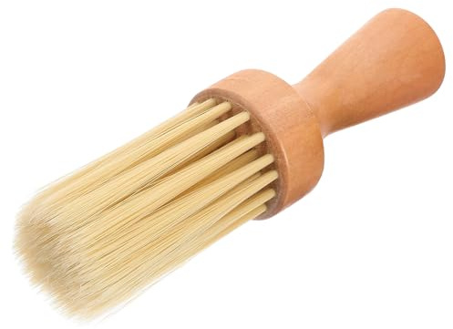COLLBATH Bartpflegebürste mit Holzgriff und Borsten Styling und Pflegebürste für Männer Handlicher Reise Bartbürste aus Naturfasern für Bartpflege Unterwegs