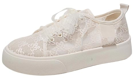 Celanisai Chaussures Dirndl pour femme - Chaussures de sport en dentelle - Chaussures plates - Chaussures respirantes - Chaussures en tissu pour la fête de la bière - Chaussures de marche en dentelle