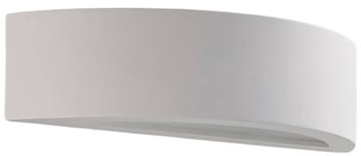 Wall Light 'Aurel' dimmable (Modern) in White Made of Plaster/Clay for e.g. Living Room & Dining Room (1 Light Source, E14) from Lindby | Wall Lighting, Wall lamp