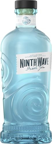 Hinch Ninth Wave Irish Gin | 43% ABV | 70cl | Premium Handcrafted Award Winning Irish Gin