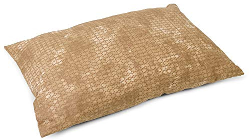 8-Kräuter Kräuterkissen 30x20cm Batik-gold + Bio-Inlett, 100% naturrein. Kräuter-Duftkissen mit Salbei, Anis, Kamille, Pfefferminze, Thymian, Rosmarin, Melisse, Lavendel