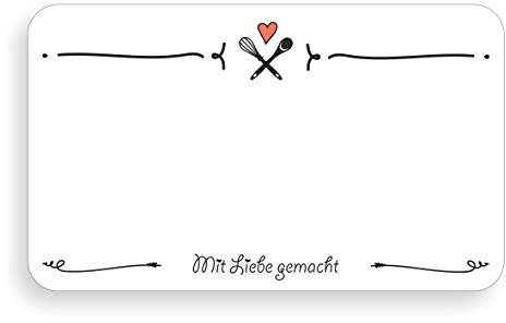 TYPOGRAPHUS 210 selbstklebende Etiketten zum Beschriften - 63x38 mm - Ablösbare Papieraufkleber für Gläser, Marmelade, Einmachgläser (SW2)