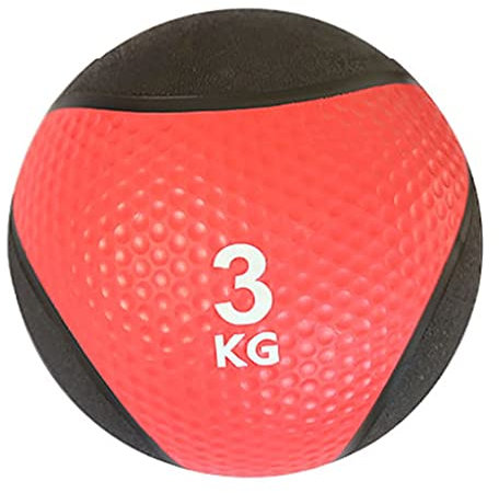 ZXQZ Sportübungsmedizin Bälle, 10 Größen, Gewichteter Slam Ball mit Rutschfestem Griff, für Krafttraining, Stabilität, Plyometrie, Cross-Training, Kernkraft, Heavy Workout Ball (Size : 3kg/6.6lb)