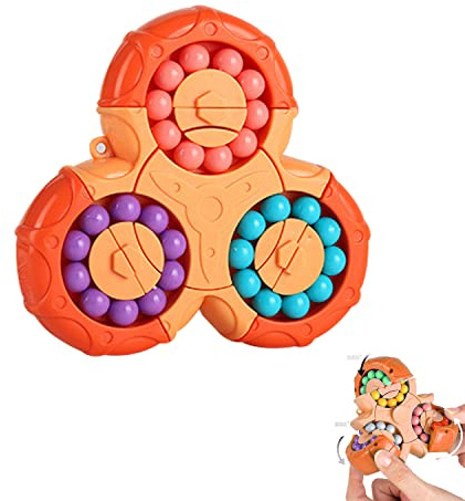YAGE Rotierender Würfel–kreatives Fingerwürfel-Puzzle-Spielzeug Magic Bean , magische Bohne, spezielle Form, magischer Würfel, Ballspiel, Magie, Geschenk für Kinder ab 3 Jahren für Weihnachten