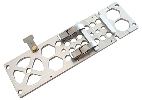 CDIYTOOL Carré de scie circulaire 340 mm, argenté à angle droit, compatible avec les rails de guidage Festool et Makita