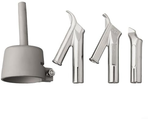 CWOQOCW 4-teiliges Set für Vinyl/PVC/Kunststoff, Heißluft, 5 mm, Schweißspitze, Schnellschweißdüsen (35 mm)