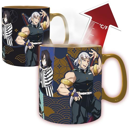 DEMON SLAYER - Mug HeatChange- 460ml- Hashira S2- cardboard