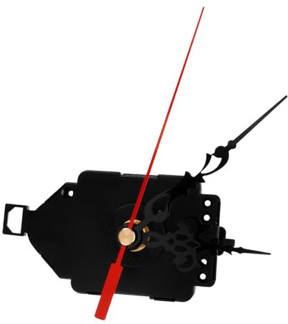Gadpiparty 1satz Pendeluhrwerk Mit Pendelmechanismus Geräuschloser Antrieb Einfache Installation Langlebige Metallzeiger Für -reparaturen Und Kreative Uhrgestaltungen