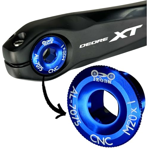 F26 SL M20x1 Tuning Fahrrad Kurbelarm Kurbelschraube | passend für MTB & Road Hollowtech II Kurbeln, Deore, SLX, XT, XTR, 105, Ultegra, Dura Ace