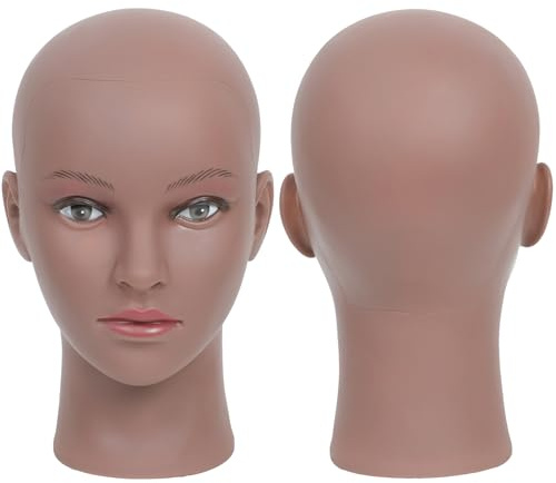 Weibliche Kosmetologie Glatze Afro Mannequins Mannequin Kopf für Perücken Machen Perücke Display Hut Brille Display mit kostenlosen Klammer