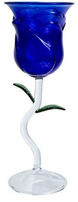 ABOOFAN Copa De Vino Rosado De Copa De Cóctel Decorativa Para Fiestas Forma De Flor De Rosa
