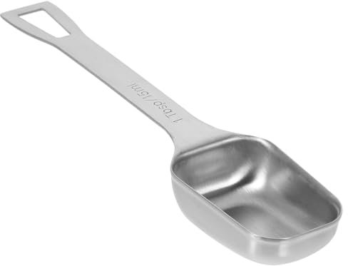 Cabilock Stainless Steel Measuring Spoon for Coffee Beans Powder Easy Storage Kitchen Tool