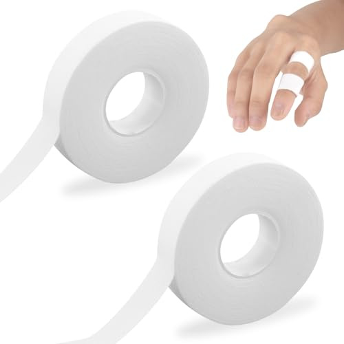 2 rotoli di nastro da arrampicata da 1,5 cm di larghezza, nastro sportivo per arrampicata, bouldering, fitness, pallavolo, pallamano, nastro medico per la prevenzione delle lesioni e il supporto delle