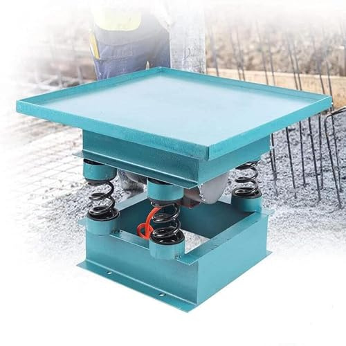 Tables Vibrantes Corete, Vibrateur électrique Corete 750w Flat Plate Plate-Forme Vibrante, Plate-Forme Vibrante Beh Test Block, Vibration 2860 Fois/Min, pour L’élimination des Bulles D’air