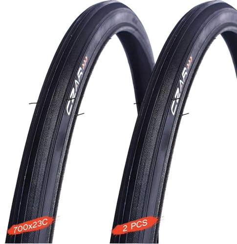 GZKDKZB 700 23c Reifen 2er Set 700 x 23c Rennrad Pannensichere Reifen 700x23c 23-622 Drahtreifen für Vorder- und Hinterrad Fahrradräder
