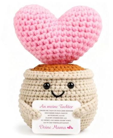 Giftota Tochter Geschenke von Mama - Geschenke für Frauen Mädchen - Geburtstagsgeschenk - Pocket Hug - Glücksbringer & Mutmacher - Kleine Aufmunterung - Für Meine Tochter