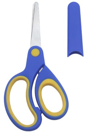 Tijeras para zurdos para niños, manualidades o estudiantes y familias, herramienta de corte para zurdos