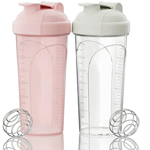 PZMLOASN 2 Stück Protein Shaker 800ML