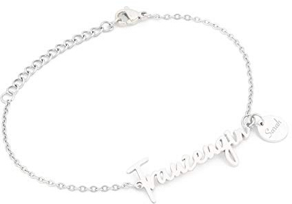 AVIANA - Trauzeugin Armband mit Namen Gravur | Persönliche Geschenke | Trauzeugin Frage & Danke | Personalisierter Schmuck | Silber Gold Roségold | Idee