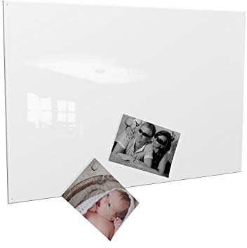 Colours-Manufaktur Magnettafel Magnetwand inkl. 4 Magnete (Weiss, 50 x 80 cm)