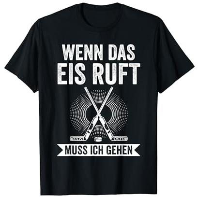 Wenn das Eis ruft Stockschießen Eisstock T-Shirt