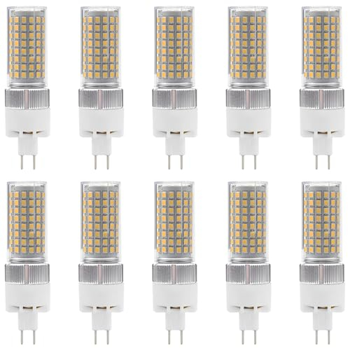 PAZWAHF G8.5 LED Lampe 16W 1600 Lumen, Dimmbar [160W Halogen Equivalent], Keramik-Sockel, Maisform, Helligkeit 10-100%, Energiesparend (10 Stück)