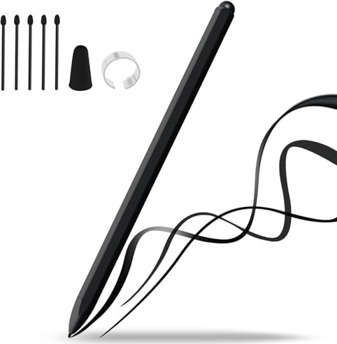 COMeap Remarkable 2 Pen with Digital Eraser, 4096 Pressure Sensitivity, Palm Rejection, Magnetic Stylus for EMR Tablet, Compatible with Kindle Scribe/BOOX/Wacom, Tilt Support with 5 Pen Tips