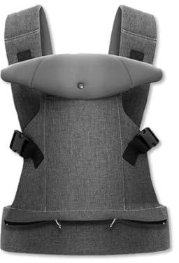 SONARIN Multifunktionale Babytrage,Ergonomische Leichte Babytragetasche Kindertrage Verstellbare Baby Tragesystem für Neugeborene ab Geburt 0-36 Monate,Bauchtrage Rückentrage(Grau)