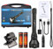 TrustFire T70S Torcia LED potente professionale, Torcia Da Caccia 2350 Lumen, Torcia Tattica Militare Elettrica, Ricaricabile USB Torce Alta Potenza, per Caccia Soccorso Emergenza Campeggio Trekking