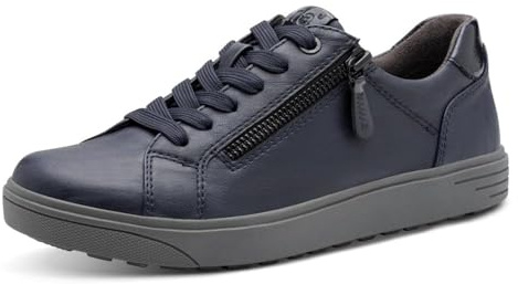Jana Zapatillas Veganas Laced para Mujer, Color Azul Marino, Talla 38 EU, Azul Marino, 38 EU
