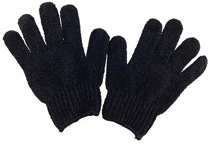 HONMEET Peeling-handschuhe Paar Für Bad Körper Und Dusche Aus Strapazierfähigen Acrylfasern Einheitsgröße Für Erwachsenenhände Entfernt Abgestorbene Hautzellen