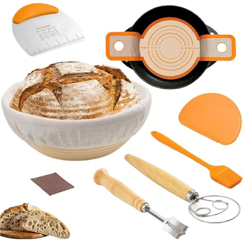 yakermur Kit de fabricación de pan para principiantes, principiantes, kit de elaboración de pan | juego de prueba de, juego de fermentación de para principiantes, accesorios de horneado
