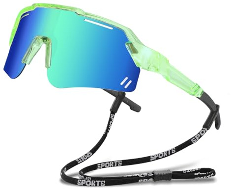 Beipegin Gafas Sol Niño Niña,Protección UV400 Gafas de Sol Polarizadas Gafas Ciclismo Deportivas Running Tenis Aire Libre
