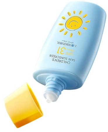 Protezione solare per bambini, crema solare per bambini, lozione per protezione SPF, protezione solare all'aperto, miscela delicata in rapido assorbimento, SPF resistente all'acqua 31+, 50G, di