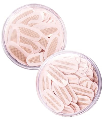 AUTSUPPL Cinta Para Párpados Invisibles Doble 300 Unidades Ligera Transpirable Para Ojos Caídos Uso Diario Maquillaje Profesional Formas De Media Luna y Oliva