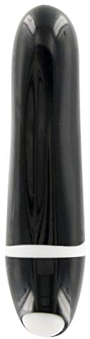 Vibe Therapy Mini Vibromasseur Laqué Rigide de Poche Noir