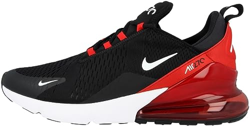 Nike Herren Air Max 270 Sneaker, Black White University Red Anthracite, 47.5 EU