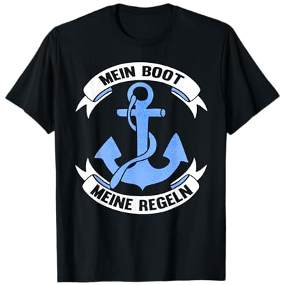 Mein Boot meine Regeln - lustiges Kapitän T-Shirt