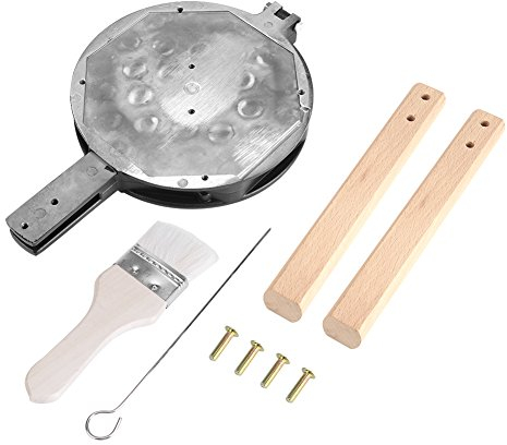 Alvinlite Bubblewaffelmaker aus Edelstahl, Waffeleisen Bubble Waffel, Bubble Waffeleisen, Waffeleisen für Bubble, Bubble Waffle Maker für den gewerblichen Gebrauch zu Hause Küche Antihaft mit Fester