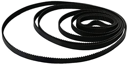 TUZUK 8 Pcs Cinghia dentata per stampante 3D 2GT-6 Cinghia di gomma chiusa 110mm 112mm 122mm 158mm 200mm 280mm 300mm 400mm Larghezza 6mm