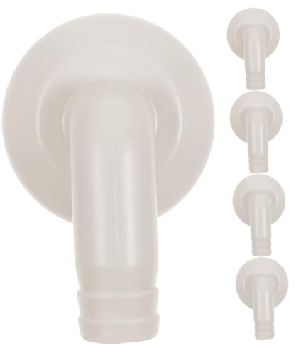 Homoyoyo 5pcs Drain Hose Connector Elbow Fitting for Air Conditioners Adapter for Outdoor Unit Strong Leak Connection Easy Installation Design