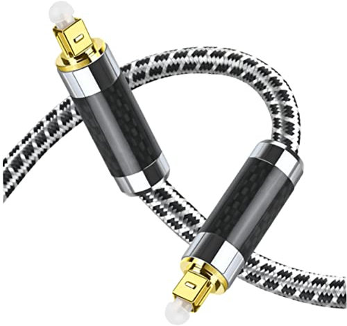 Artibetter Optisches Audiokabel Flexibles Male-to-male Kabel Hochauflösende Klangübertragung Geeignet Für Heimkino Und Stereoanlagen Mit Vergoldeten Steckern Verschleißfest Und Hochgradig