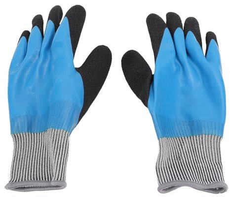 Fockety Electrical Insulated Gloves, 380V-1000V High Voltage Flame Retardant Work Gloves, Rubber Non Slip Electrician Gloves, Voltage Gloves, Safety Gloves for Electricians Prevent Shock