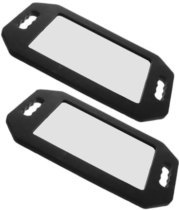 MOTHNUR 2piezas Espejo De Mano Rectangular con Doble Asas Espejo De Cojín De para Peluquería y Barbería para Estilistas De Cabello