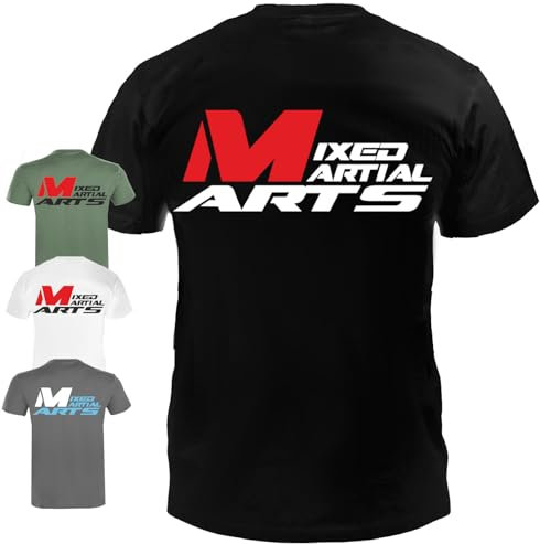 Dynamix Athletics T-Shirt MMA Fight 1 - Herren Martial Arts Kampfsport MMA Shirt für Sport & Freizeit mit MMA Print (DE/NL/SE/PL, Alphanumerisch, XL, Regular, Regular, Burgundy)