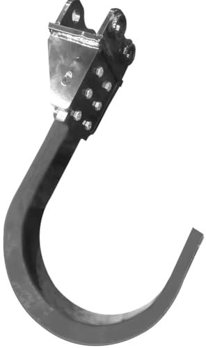 ZCBYBT Escavatore per Mini Escavatore a Forma di u Albero radice piallatura Pala, per Il trapianto di Alberi, piantagione e Sollevamento