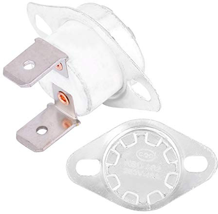 Interruttore di Controllo della Temperatura KSD302 Normalmente Interruttore Termostato Chiuso 250 V 16A Progettazione Affidabile Compatta per Applicazioni Domestiche e Industriali (40℃) (45℃) (50℃)